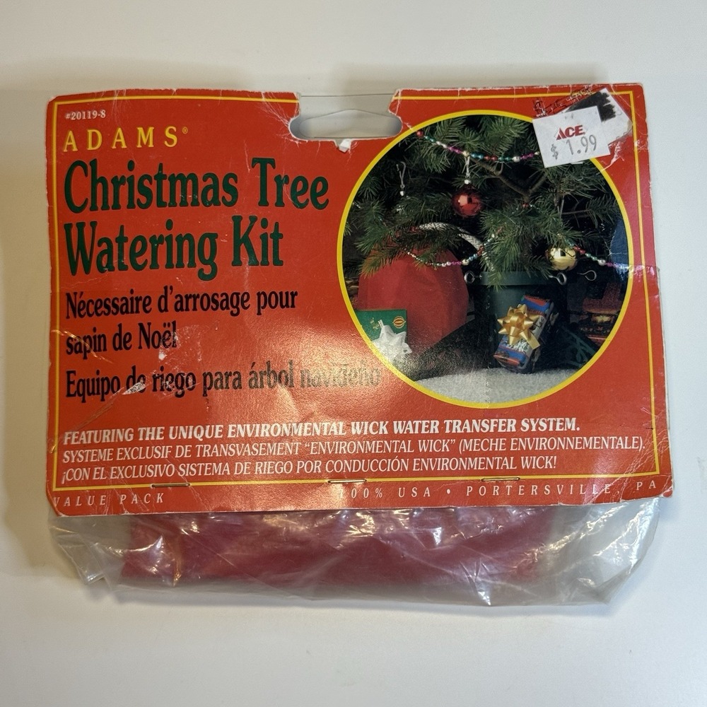 NOS Rare Vintage Adams Tree Watering Kit USA Porterville‎ PA Wick System Sealed